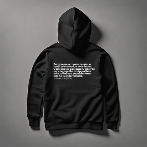 Unapologetically Different: 1 Peter 2:9 Hoodie tagandscript