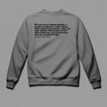 Unapologetically Different: 1 Peter 2:9 Sweatshirt tagandscript