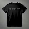 Ex-Busy-Body:Psalms 46:10 T-Shirt tagandscript