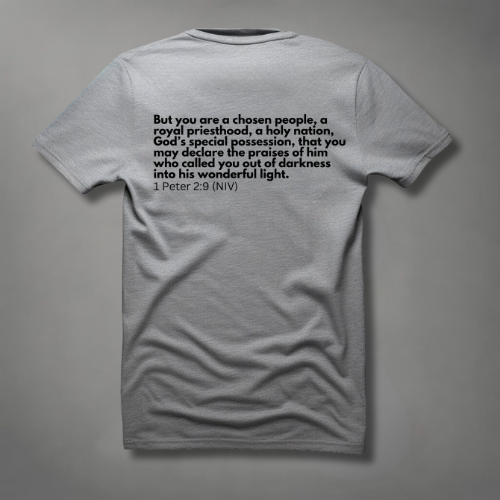 Unapologetically Different: 1 Peter 2:9 T-Shirt tagandscript