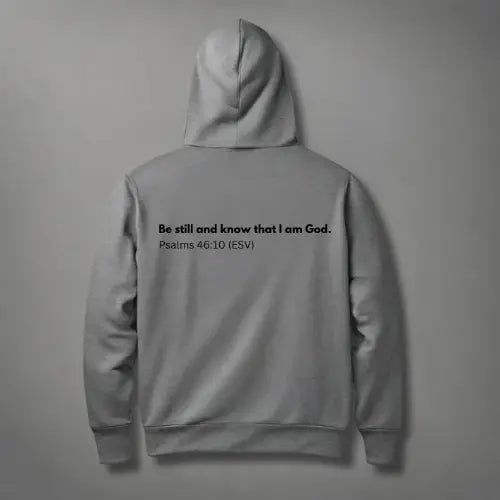 Ex-Busy-Body:Psalms 46:10 Hoodie tagandscript