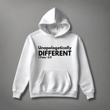 Unapologetically Different: 1 Peter 2:9 Hoodie tagandscript