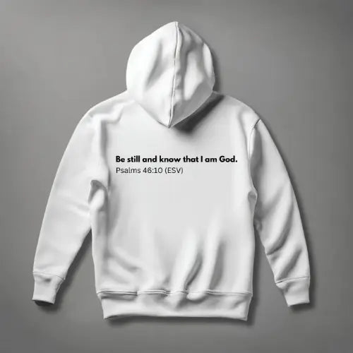 Ex-Busy-Body:Psalms 46:10 Hoodie tagandscript