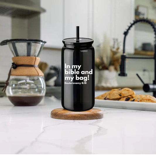 Drinking Plastic Cup w/ Lid and Straw 16oz